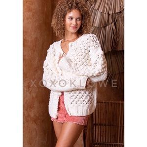 POL Distressed Hem Button Up Hooded Cardigan